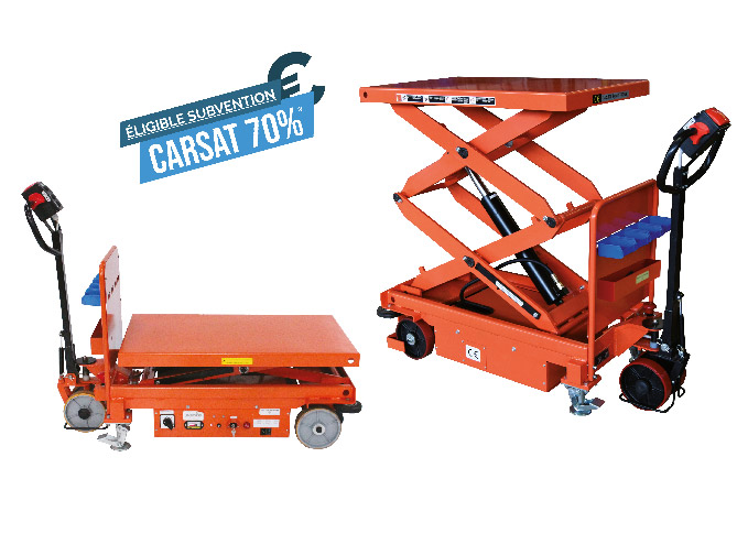 Plateformes motorisées (subvention CARSAT)