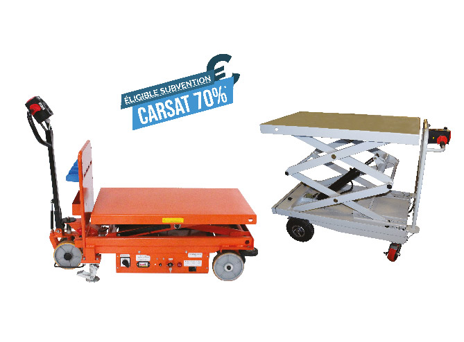 Plateformes motorisées (subvention CARSAT)