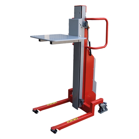 E500-1100 - Gerbeur semi-électrique positionneur de travail élévation 1100 mm capacité 500 kg