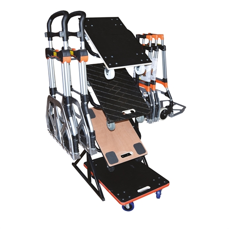 TOTEMDIABLE - Display for platform trolleys and aluminum folding hand trucks