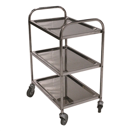 SVT3/100 - Servante inox 304 100 kg 3 plateaux