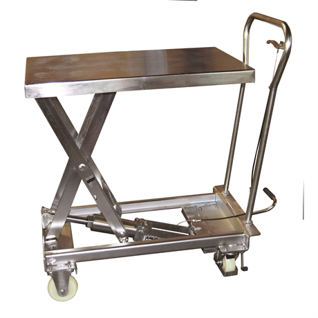 MH-V10 - 304 Stainless steel manual lift table 100 kg