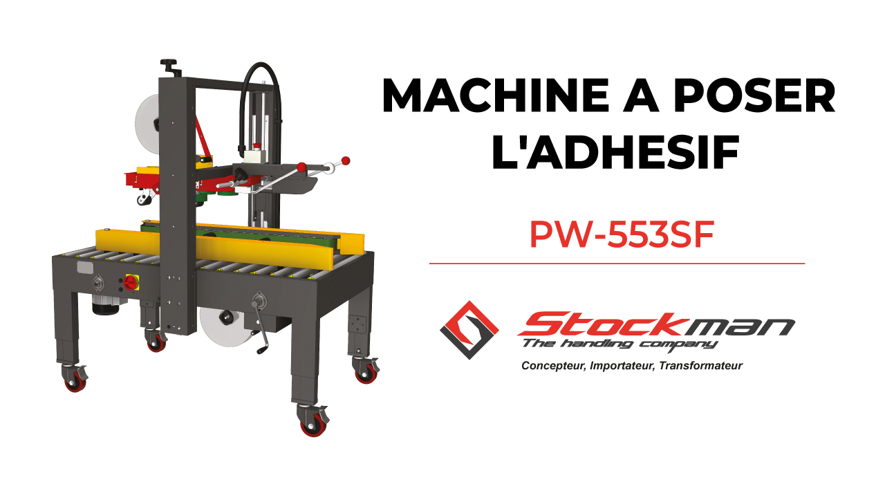 La machine à poser l'adhésif PW-553SF