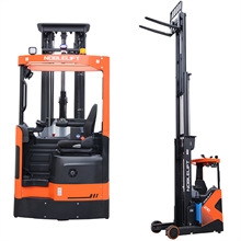 Chariot à mât rétractable lithium avec capacité de 2000 kg et hauteur d'élévation de 4500 à 9500mm - 