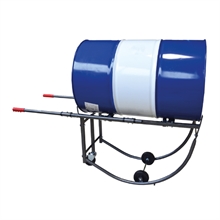 Chariot porte-fût basculant acier 300 kg - 