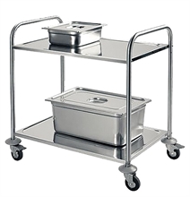 Servante inox 304 100 kg 2 ou 3 plateaux - 