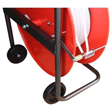 Dévidoir mobile multiformat pour feuillards PP et PET tout format - 