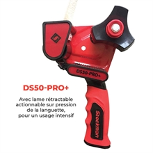 Dévidoir ergonomique premium pour rouleau adhésif - 