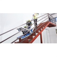 Diable monte-escaliers électrique aluminium à chenilles 300kg - 