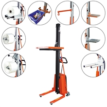 Gerbeur semi-électrique positionneur de travail 250 kg - 