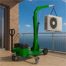 Grue d’atelier porte-à-faux manuelle à mât fixe 450 kg - 