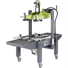 Machine à poser l'adhésif adaptée pour colis de 120 mm à infini (L), 140 à 500 mm (l), 120 mm à 500 mm (H) - 