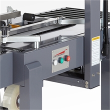 Machine à poser l'adhésif adaptée pour colis de 120 mm à infini (L), 140 à 500 mm (l), 120 mm à 500 mm (H) - 