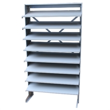 Rayonnage incliné / Étagère de picking 8 niveaux - 