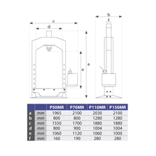 Presse hydraulique motorisée de précision 50 à 150 tonnes - 