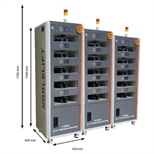 Station de chargement batteries 5 emplacements pour PTE15N PRO et PTE20N PRO - 