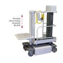 Stockpicker motorisé hauteur de travail de 4950 mm - 