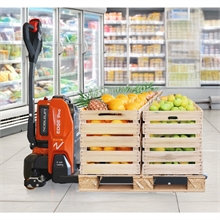 Transpalette électrique PTE15NPRO 1,5 tonne usage intensif et batterie lithium de 40 Ah - 
