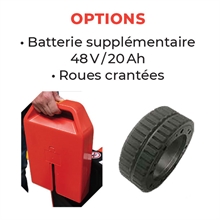 Transpalette électrique lithium 2000 kg - 