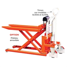 Transpalette haute levée manuel grande stabilité 500 et 1000 kg - 