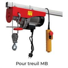 Potence tournante pour treuil MB 250 et 600 kg - 