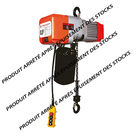 380 volts Electric chain hoist 250 to 2000 kg