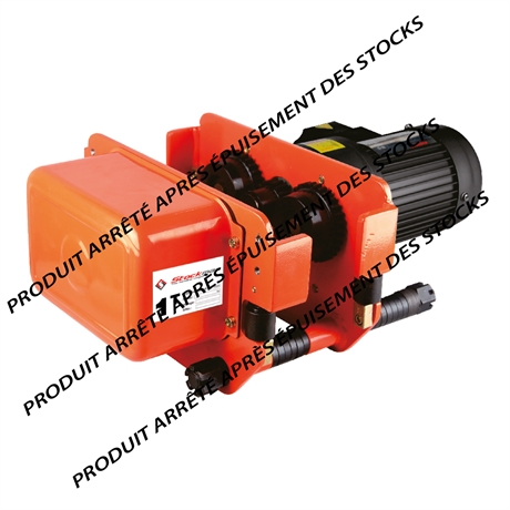 Motorized hoist trolley 1000 and 2000 kg