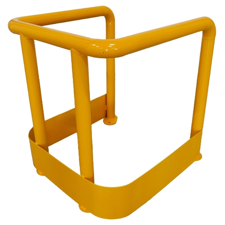 Safety post Ø50 mm – dimensions 600 × 600 × 650 mm